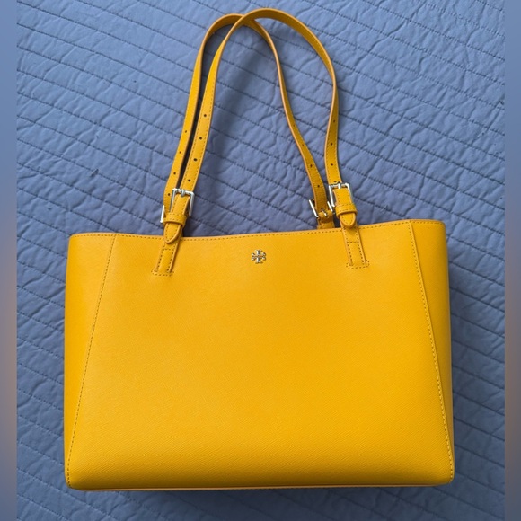 Tory Burch Sunflower Yellow Card Holder - Picture 1 of 5